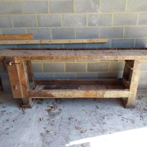 Antique workbench / carpenter's bench, early 20th century