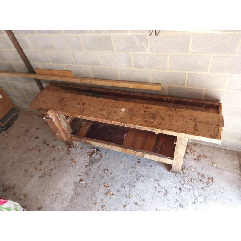 Antique workbench / carpenter's bench, early 20th century