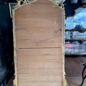 Large carved and gilded wooden mirror - France - 19th century