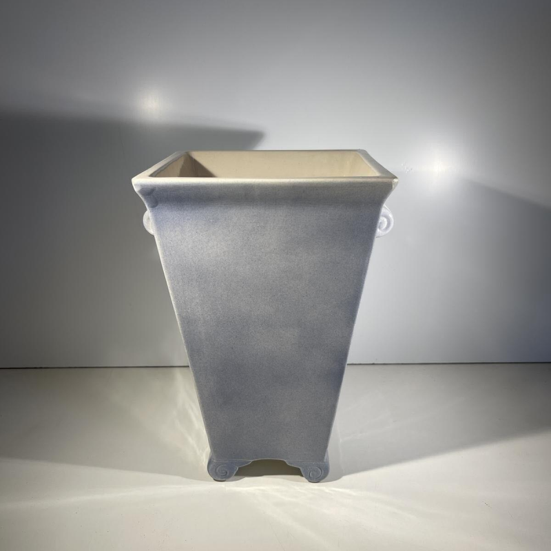 JEAN LUCE voor Villleroy & Boch Luxembourg, Art Deco vaas van keramiek met handvaten, ca 1930