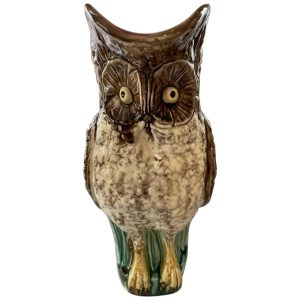 Nimy Mouzin-Lecat slipware schenkkan "CHOUETTE"