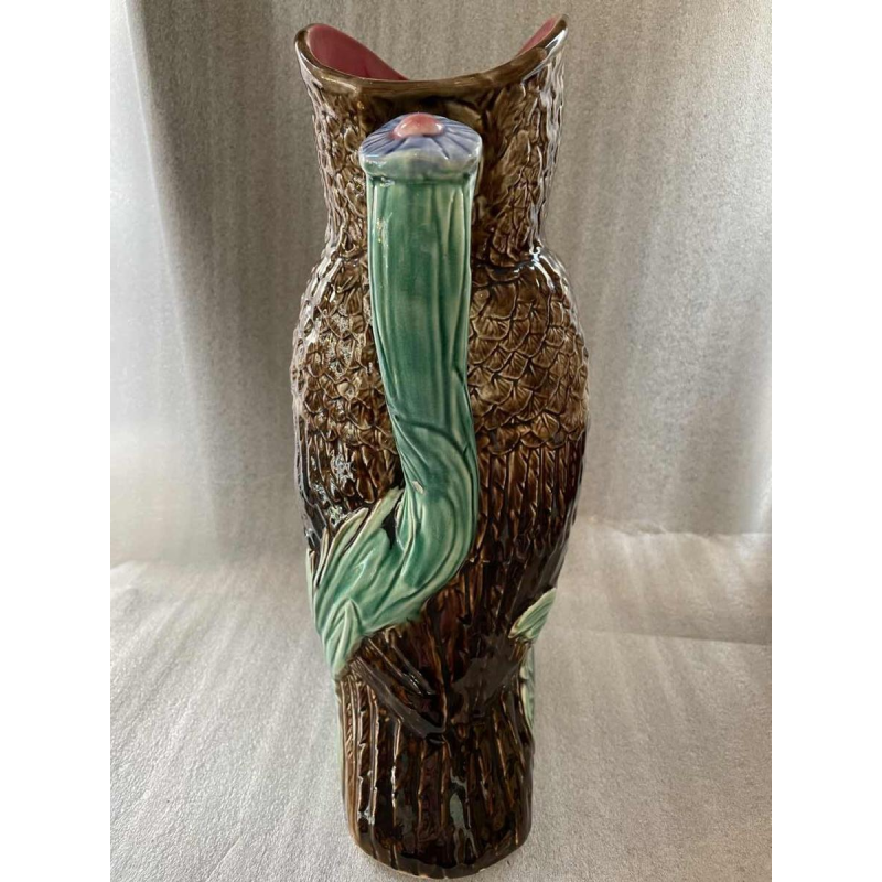 Nimy Mouzin-Lecat slipware schenkkan "CHOUETTE"