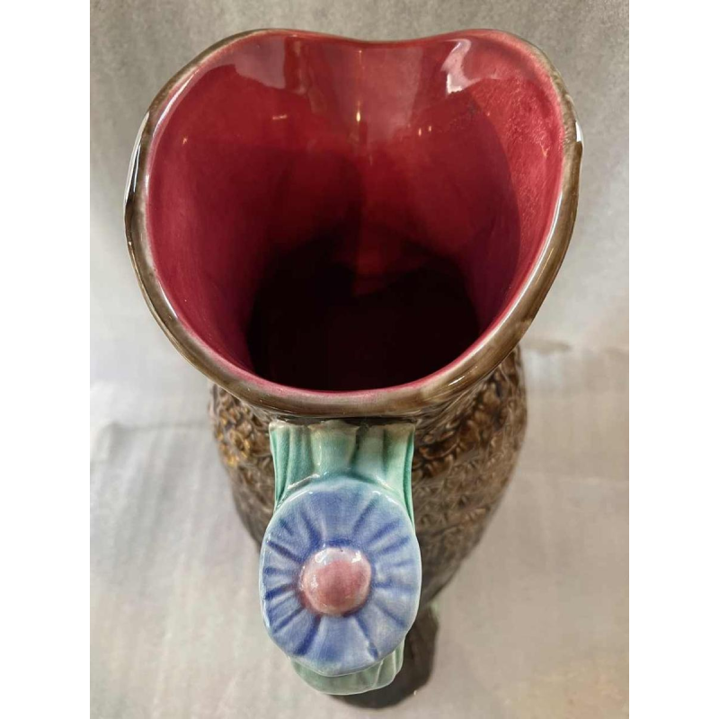 Nimy Mouzin-Lecat slipware schenkkan "CHOUETTE"