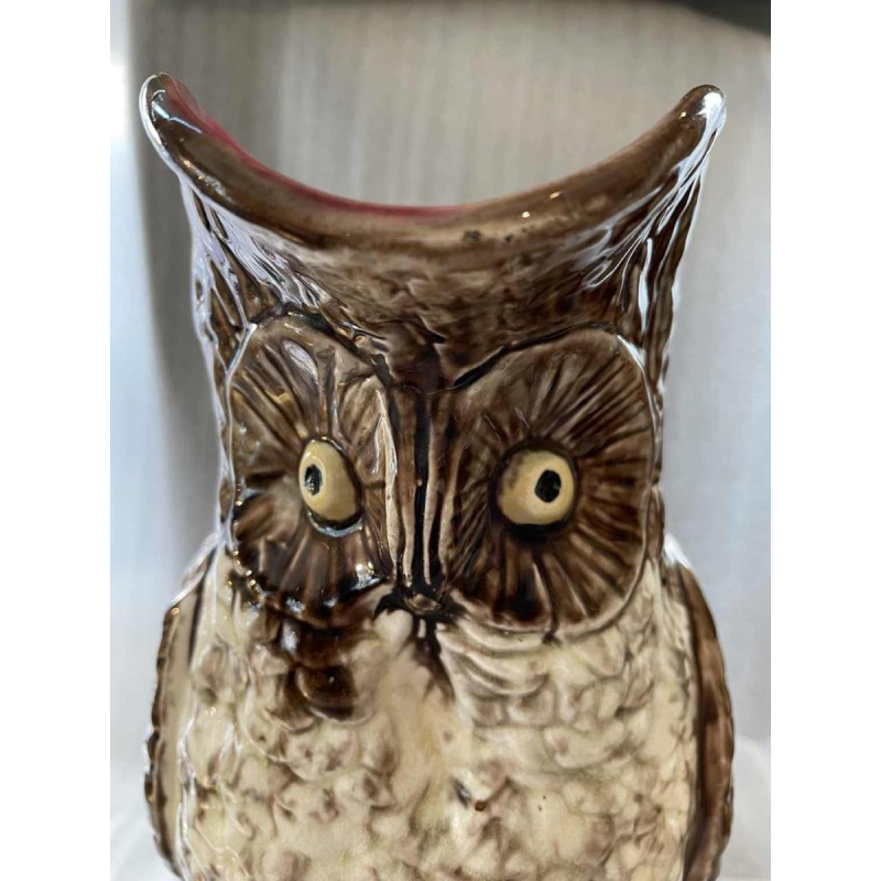 Nimy Mouzin-Lecat slipware schenkkan "CHOUETTE"