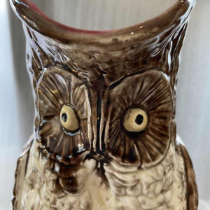 Nimy Mouzin-Lecat slipware schenkkan "CHOUETTE"