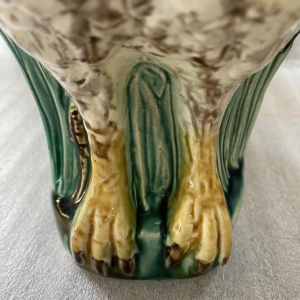 Nimy Mouzin-Lecat slipware schenkkan "CHOUETTE"