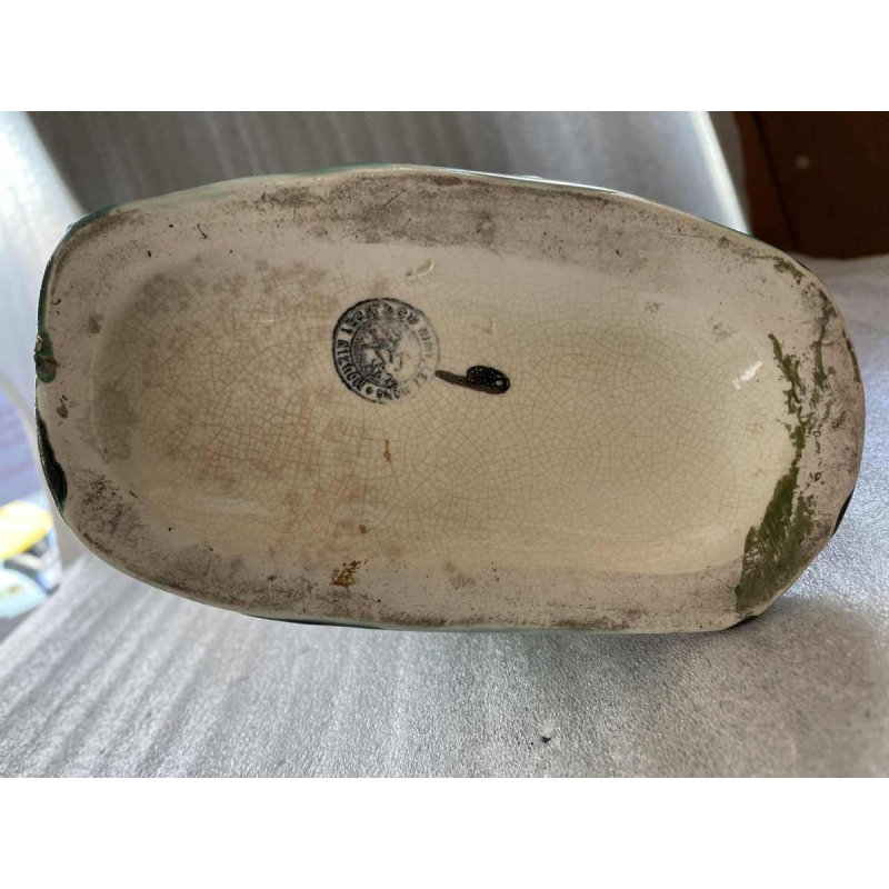 Nimy Mouzin-Lecat slipware schenkkan "CHOUETTE"