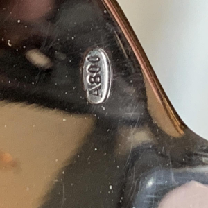 Belgian silver 800/1000