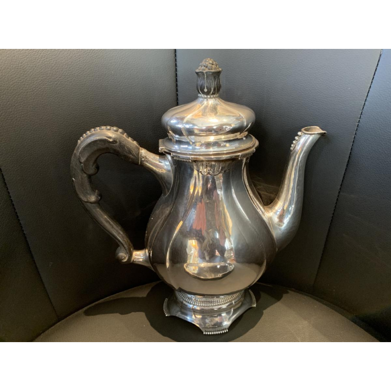 3 pieces of a coffee or tea service, danish silver August THOMSEN