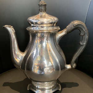 3 pieces of a coffee or tea service, danish silver August THOMSEN