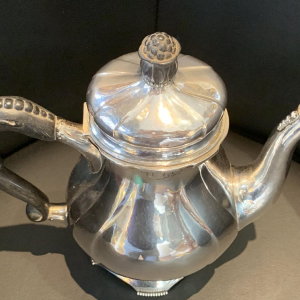 3 pieces of a coffee or tea service, danish silver August THOMSEN