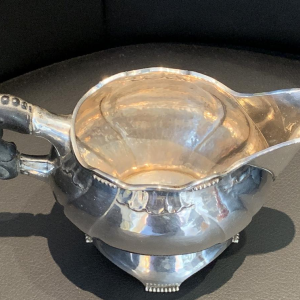 3 pieces of a coffee or tea service, danish silver August THOMSEN