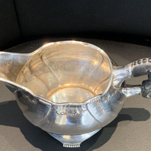 3 pièces de service à café ou thé argent massif danois August THOMSEN