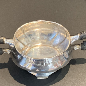 3 pieces of a coffee or tea service, danish silver August THOMSEN