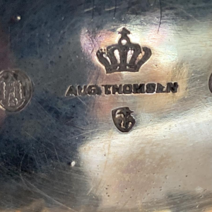 3 pièces de service à café ou thé argent massif danois August THOMSEN