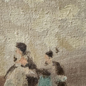 Charles CATTEAU (1880-1966): 'Oude Nice Animated - Tour Saint Augustin'