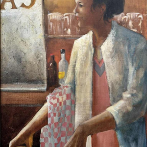 Christian HOCQUET (1935-2014): : «Gigi aan de bar »