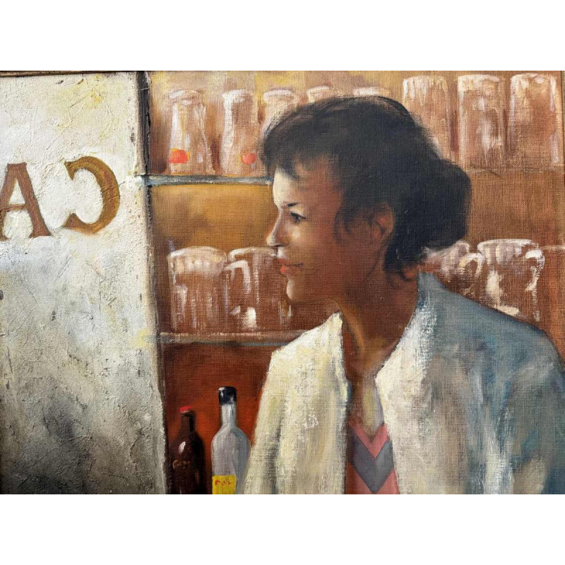 Christian HOCQUET (1935-2014) : « Gigi au bar »