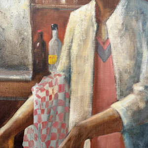 Christian HOCQUET (1935-2014): «Gigi at the bar »