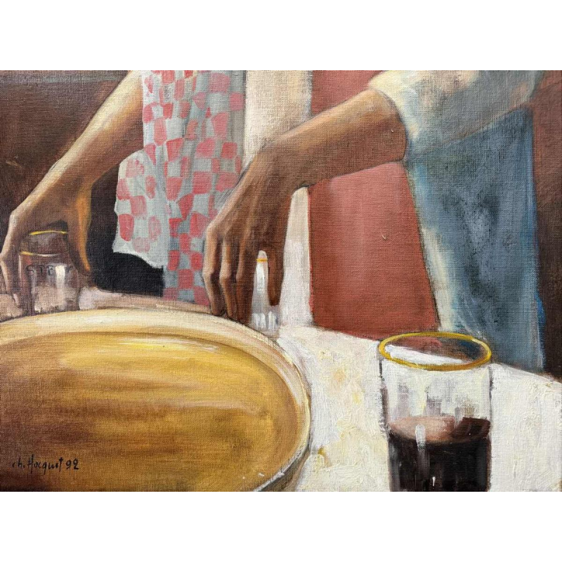Christian HOCQUET (1935-2014): : «Gigi aan de bar »