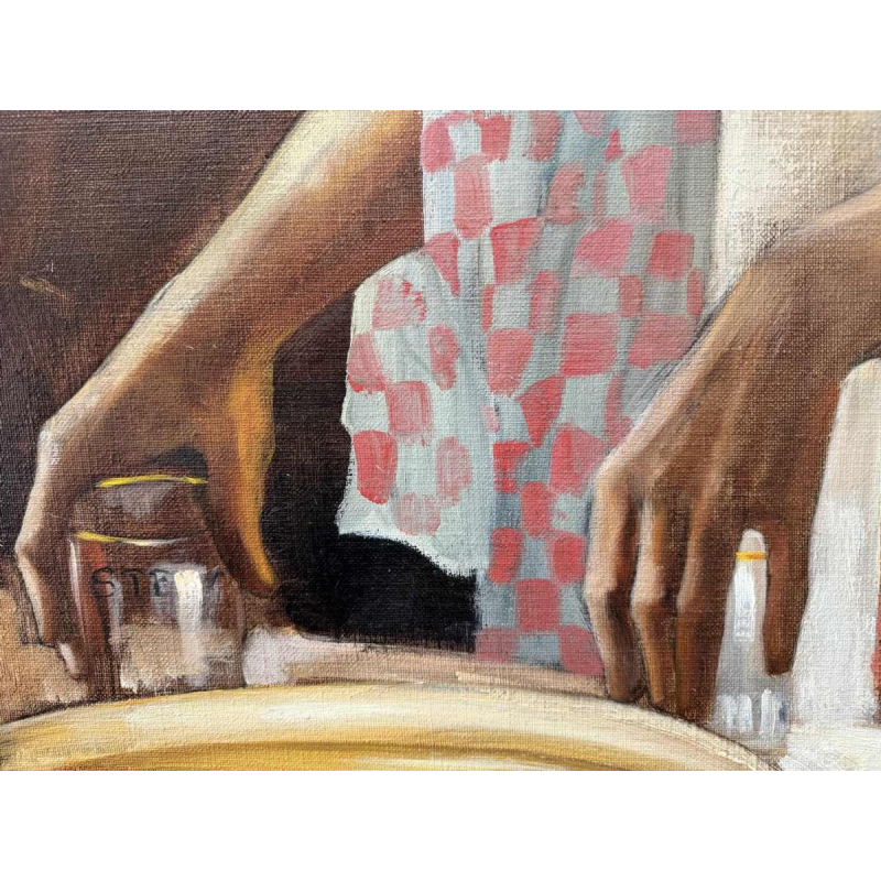 Christian HOCQUET (1935-2014): «Gigi at the bar »