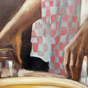 Christian HOCQUET (1935-2014): «Gigi at the bar »