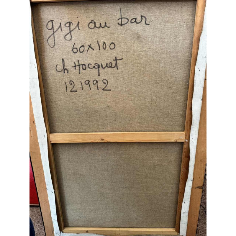 Christian HOCQUET (1935-2014) : « Gigi au bar »