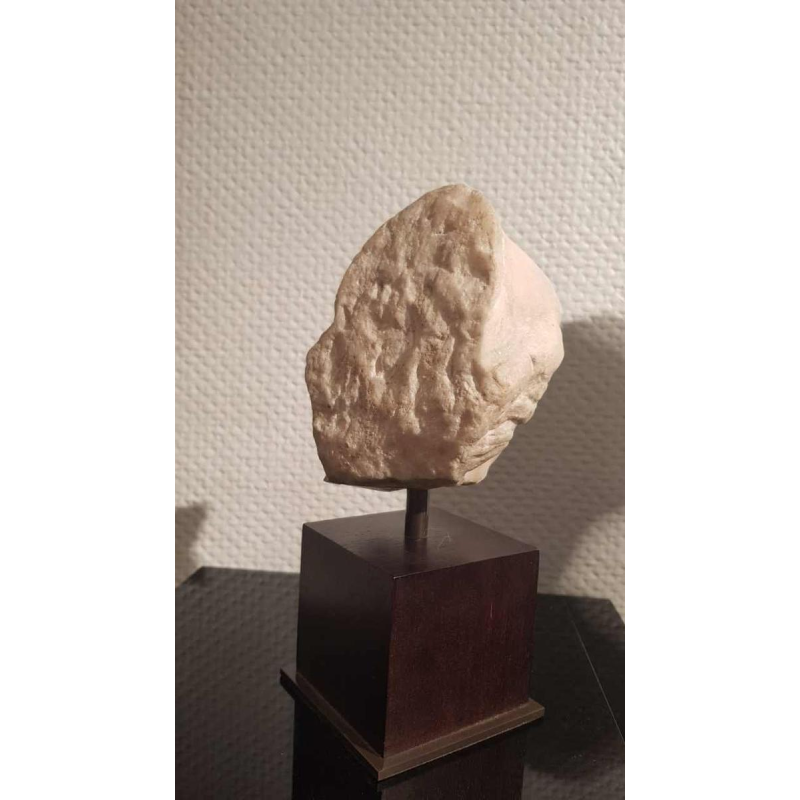 De godin Minerva marmeren hoofd sculptuur, Romeinse periode