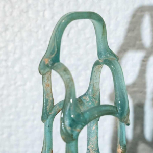 Romeins glas in de vorm van een mandje, Laat-Romeins Rijk, 4e-5e eeuw n.Chr.