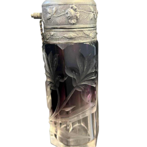 MOSER Karlsbad, flacon à parfum-vaporisateur de voyage, cristal de Bohème