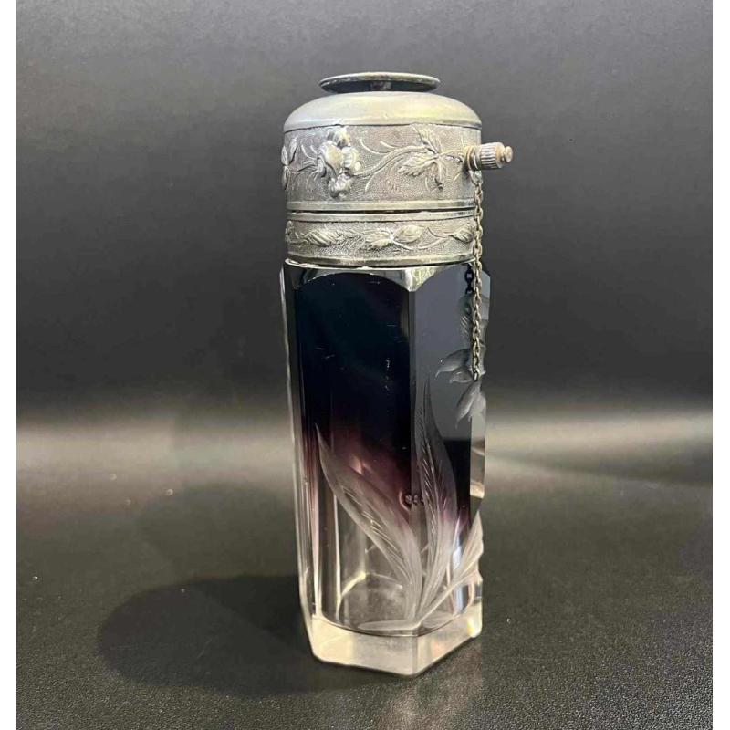 MOSER Karlsbad, flacon à parfum-vaporisateur de voyage, cristal de Bohème