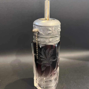 MOSER Karlsbad, travel perfume spray bottle, Bohemian crystal