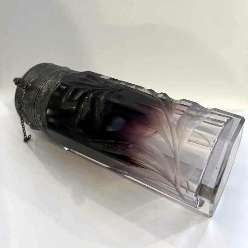 MOSER Karlsbad, flacon à parfum-vaporisateur de voyage, cristal de Bohème