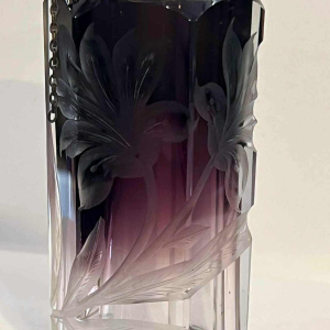 MOSER Karlsbad, travel perfume spray bottle, Bohemian crystal