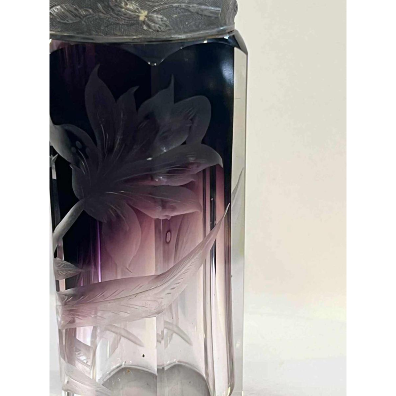 MOSER Karlsbad, flacon à parfum-vaporisateur de voyage, cristal de Bohème