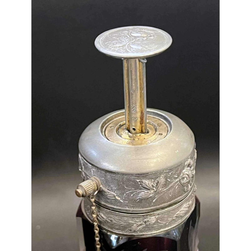 MOSER Karlsbad, travel perfume spray bottle, Bohemian crystal