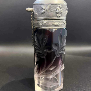 MOSER Karlsbad, flacon à parfum-vaporisateur de voyage, cristal de Bohème