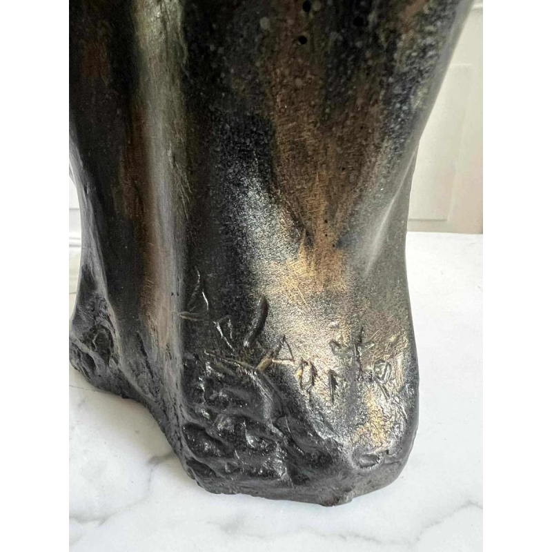 Charles DELPORTE “Regard de Lumière“, sculpture in patinated resin, 20th century