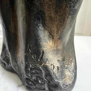 Charles DELPORTE “Regard de Lumière“, sculpture in patinated resin, 20th century