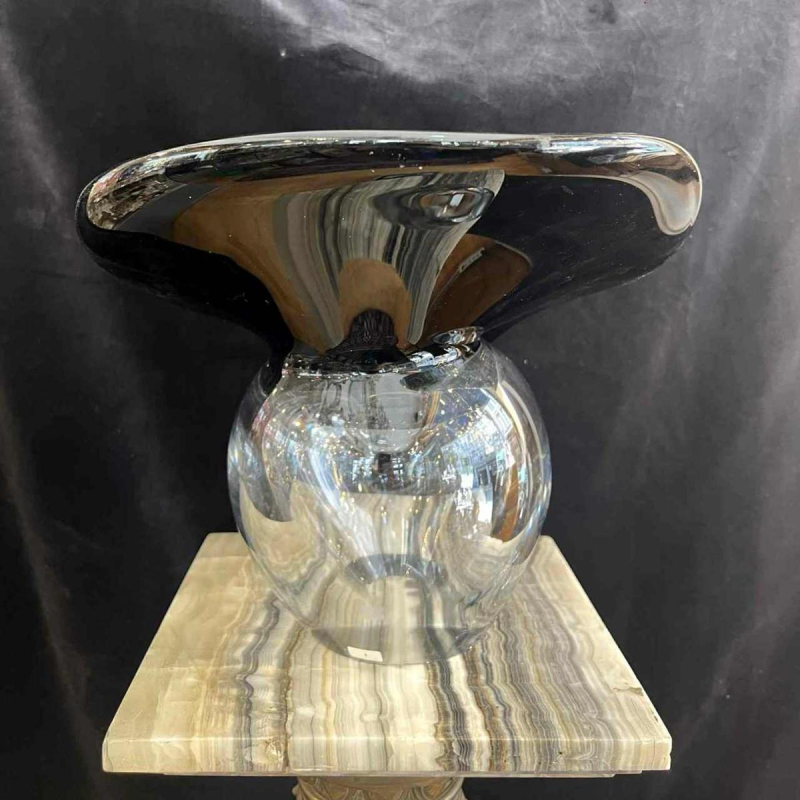 Alfred COLLARD voor Val Saint Lambert “Ombre et Lumière” (Schaduw en Licht), groot beeldhouwwerk, 1987