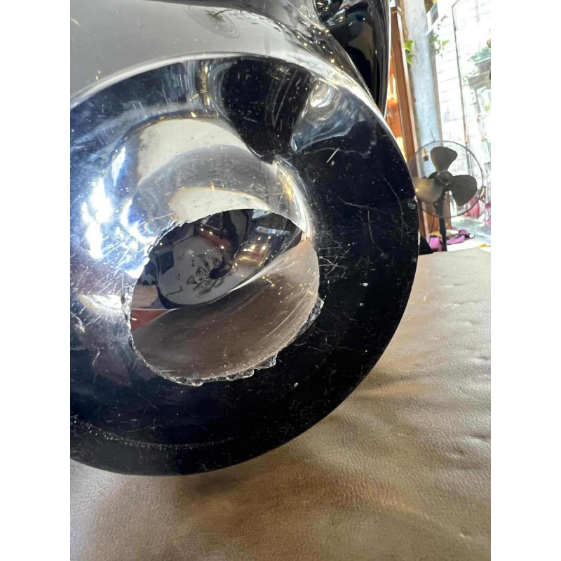 Alfred COLLARD voor Val Saint Lambert “Ombre et Lumière” (Schaduw en Licht), groot beeldhouwwerk, 1987