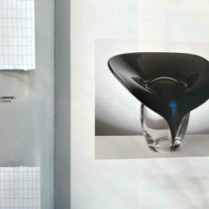 Alfred COLLARD pour Val Saint Lambert « Ombre et Lumière », grande sculpture, 1987