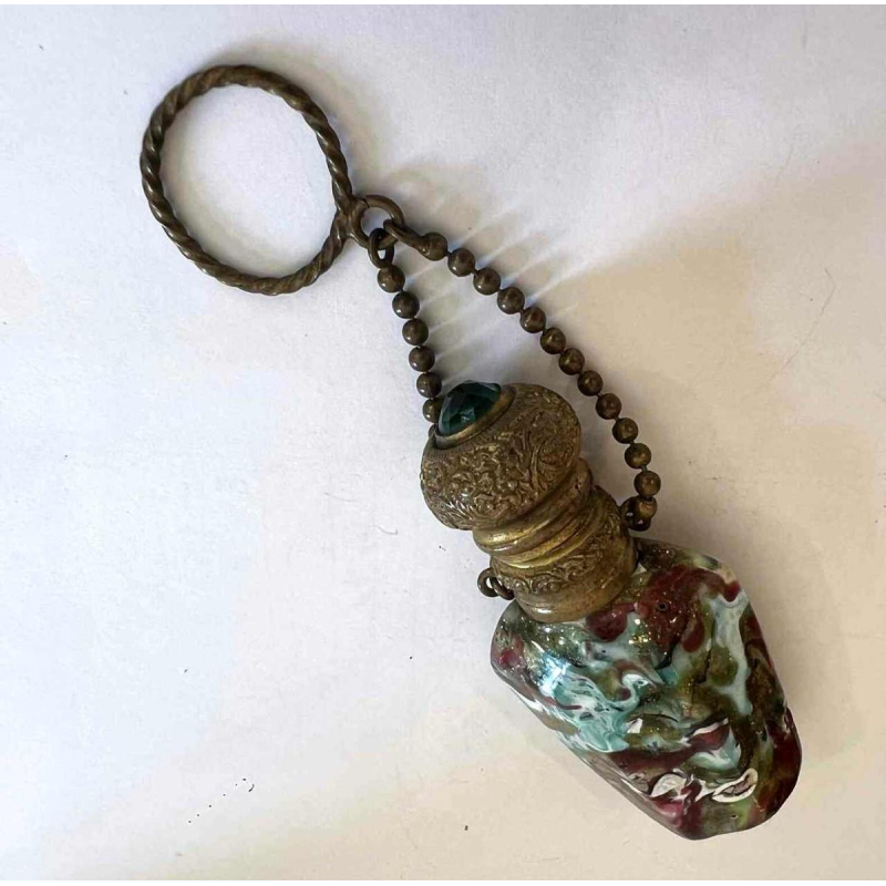 Giacomo Franchini & Pietro Bigaglia (attributed to) Murano glass, perfume bottle / salt, 19th c