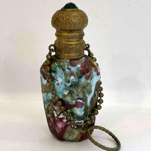 Giacomo Franchini & Pietro Bigaglia (attributed to) Murano glass, perfume bottle / salt, 19th c