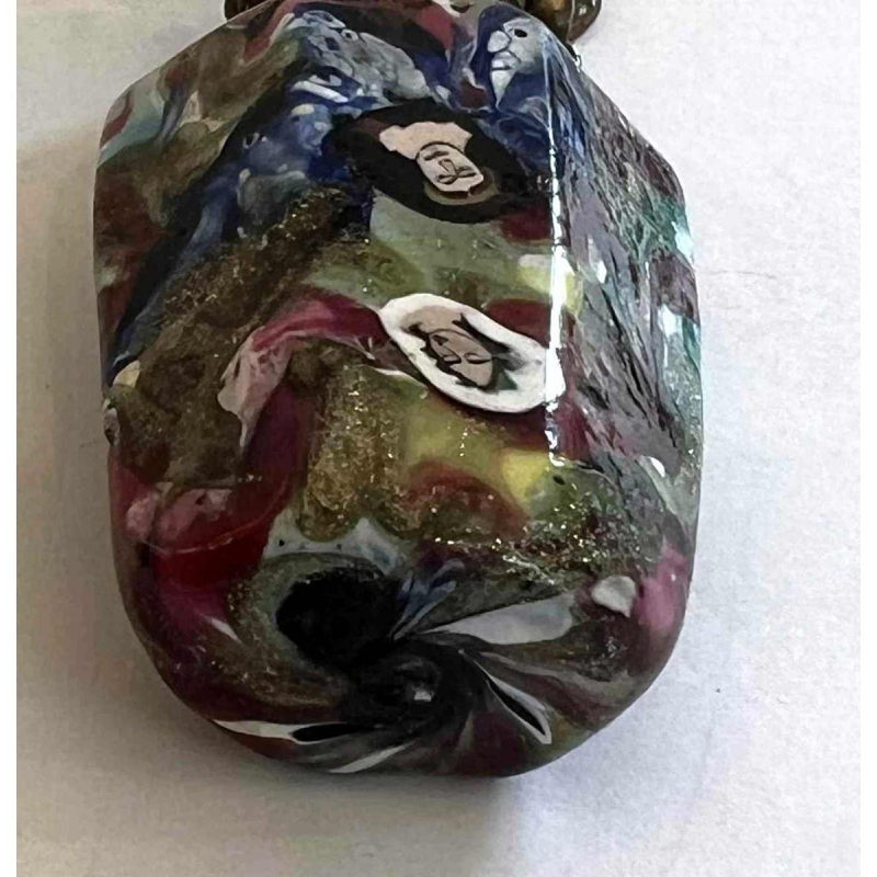 Giacomo Franchini & Pietro Bigaglia (attributed to) Murano glass, perfume bottle / salt, 19th c