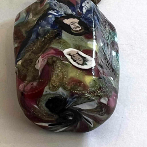 Giacomo Franchini & Pietro Bigaglia (attribué à) verre de Murano, flacon parfum / sel, XIXe s