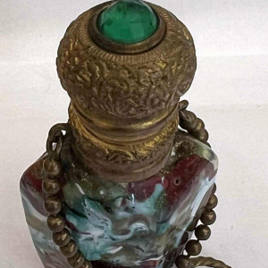 Giacomo Franchini & Pietro Bigaglia (attributed to) Murano glass, perfume bottle / salt, 19th c