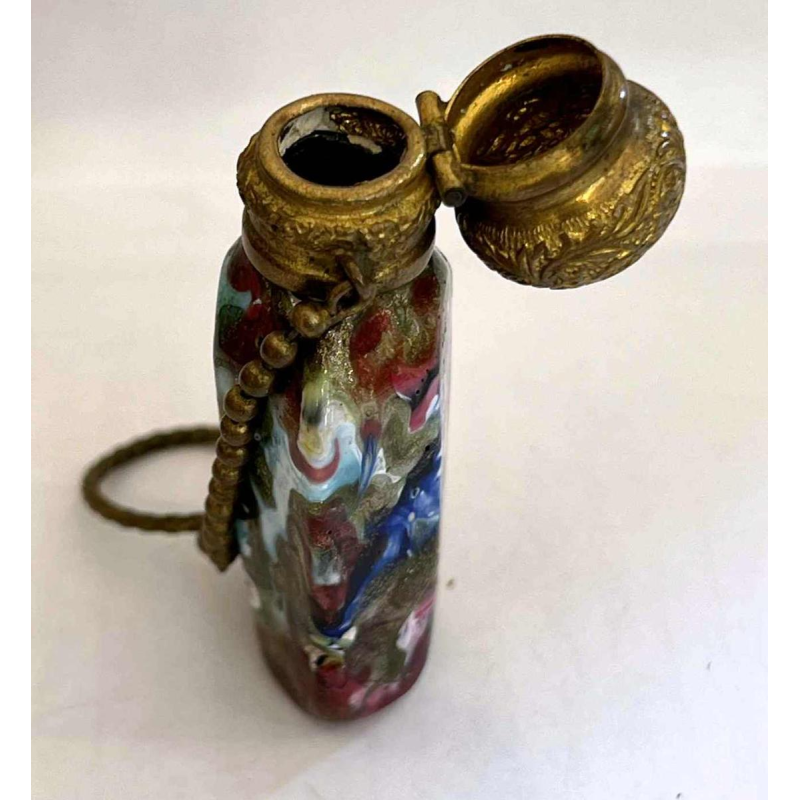 Giacomo Franchini & Pietro Bigaglia (attributed to) Murano glass, perfume bottle / salt, 19th c