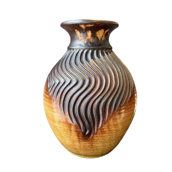 Jean MARAIS, balustervaas van terracotta, 1991