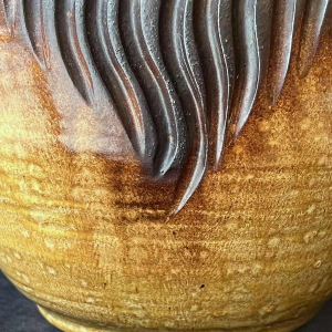 Jean MARAIS, terracotta baluster vase, 1991